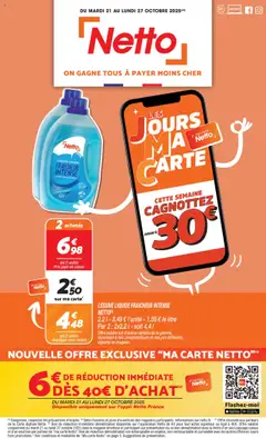 Aperçu Netto catalogue valable à partir du 21/10/2025
