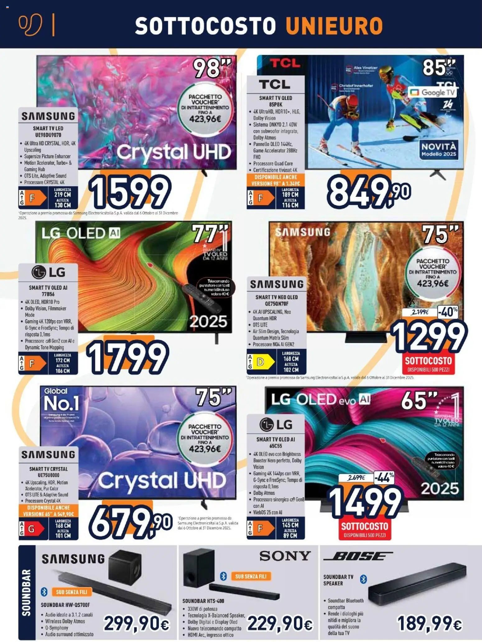 Volantino Unieuro	 - pagina 2 - valido dal 05/12/2025