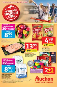 Podgląd Auchan Gazetka - Pewność niskich cen Hipermarket ważny od 24.07.2025