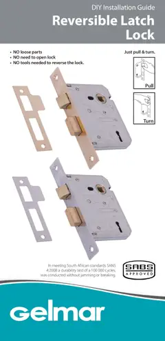 Preview Gelmar - Reversible Latch Lock valid from 12/02/2024