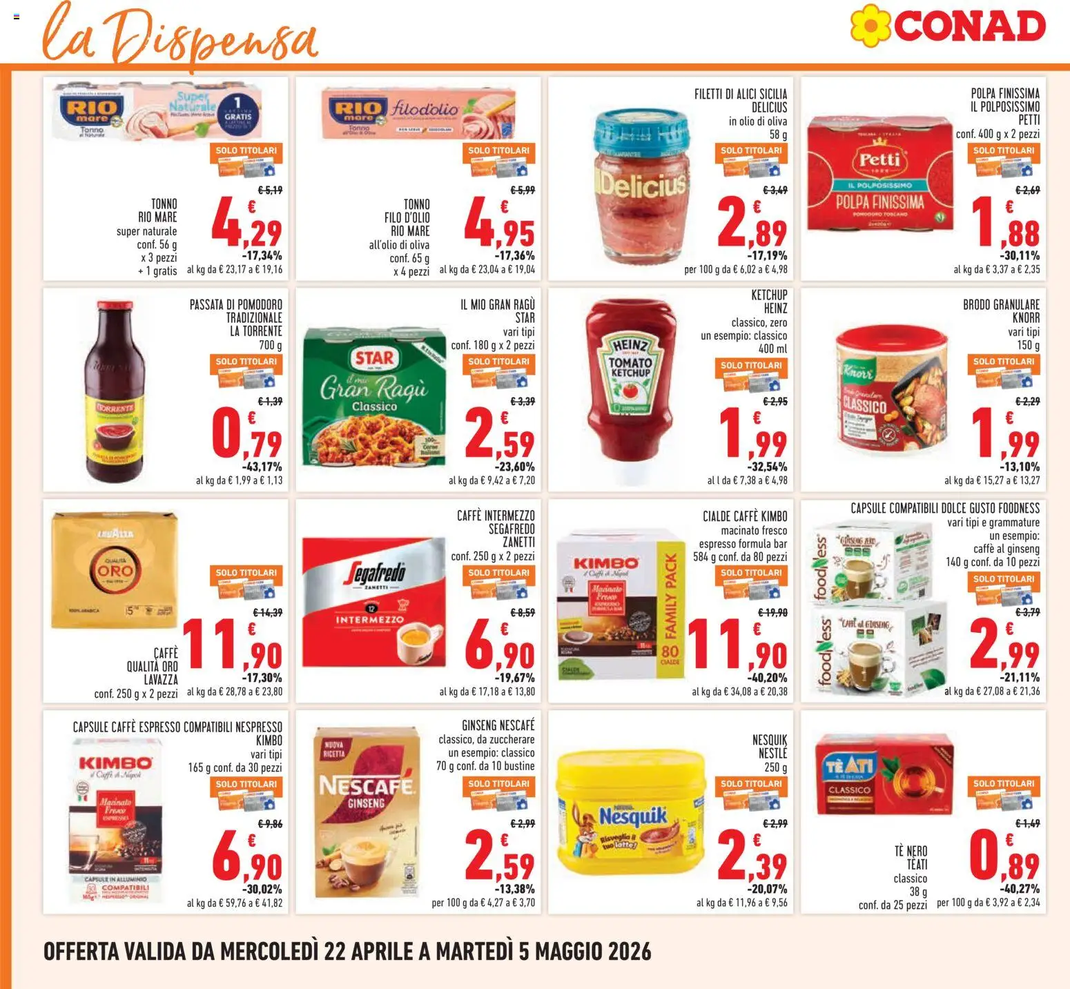 Conad volantino - pagina 16 - valido dal 22/04/2026