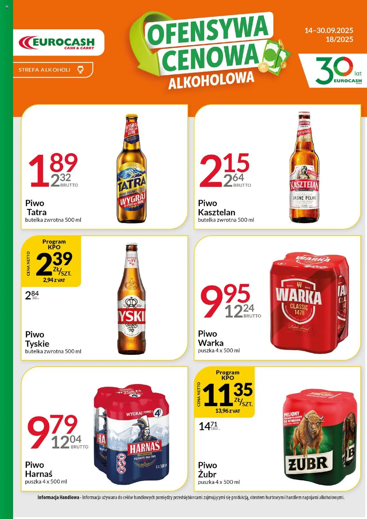Eurocash Gazetka - Ofensywa Alkoholowa - strona 1- ważny od 14.09.2025