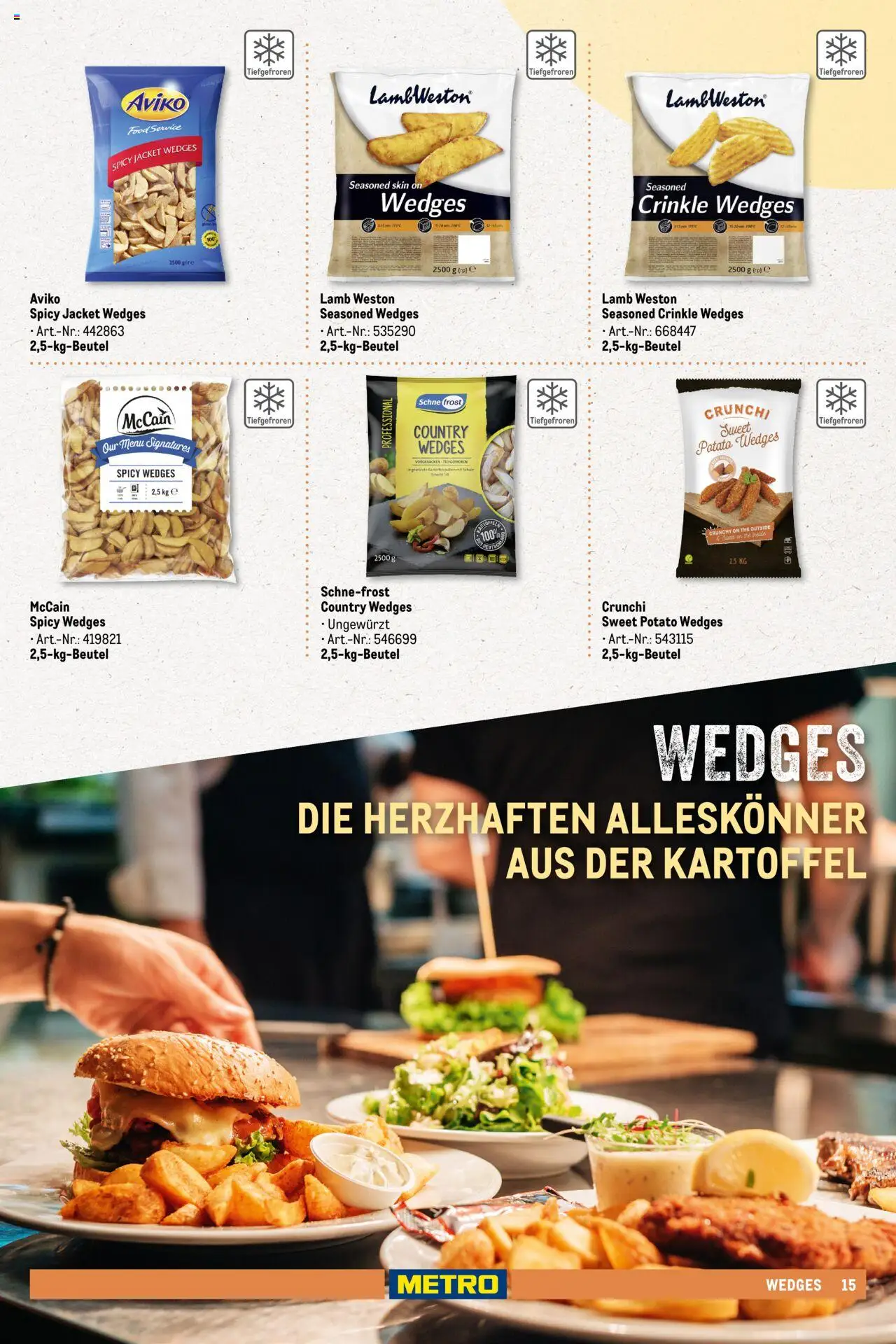 Metro - Pommessortiment - Seite 15 - gültig ab 01.03.2025