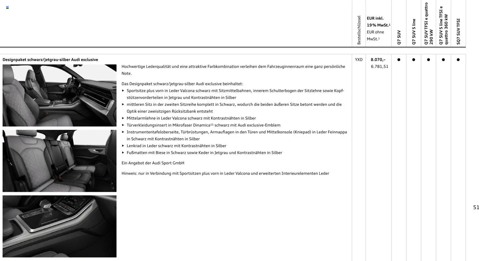 Audi Q7 - Seite 51 - gültig ab 28.10.2025