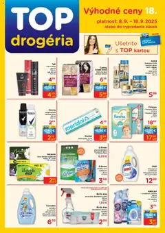 TOP Drogéria leták platný od 08.09.2025