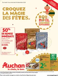 Auchan  Croquez la magie des fêtes geldig vanaf 16/12/2025