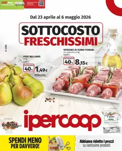 Anteprima Ipercoop volantino valida dal 23/04/2026