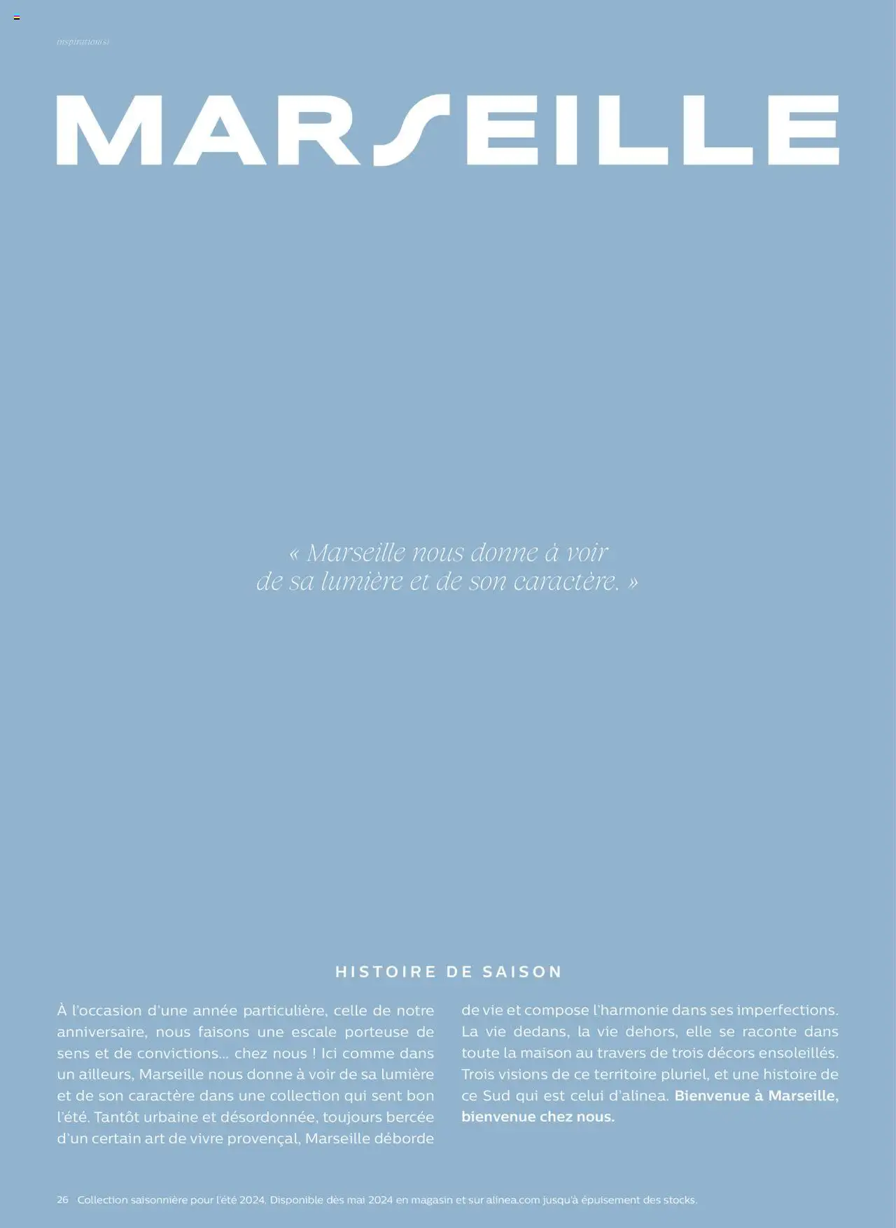 Alinéa catalogue - page 26 - valable à partir du 01/05/2024