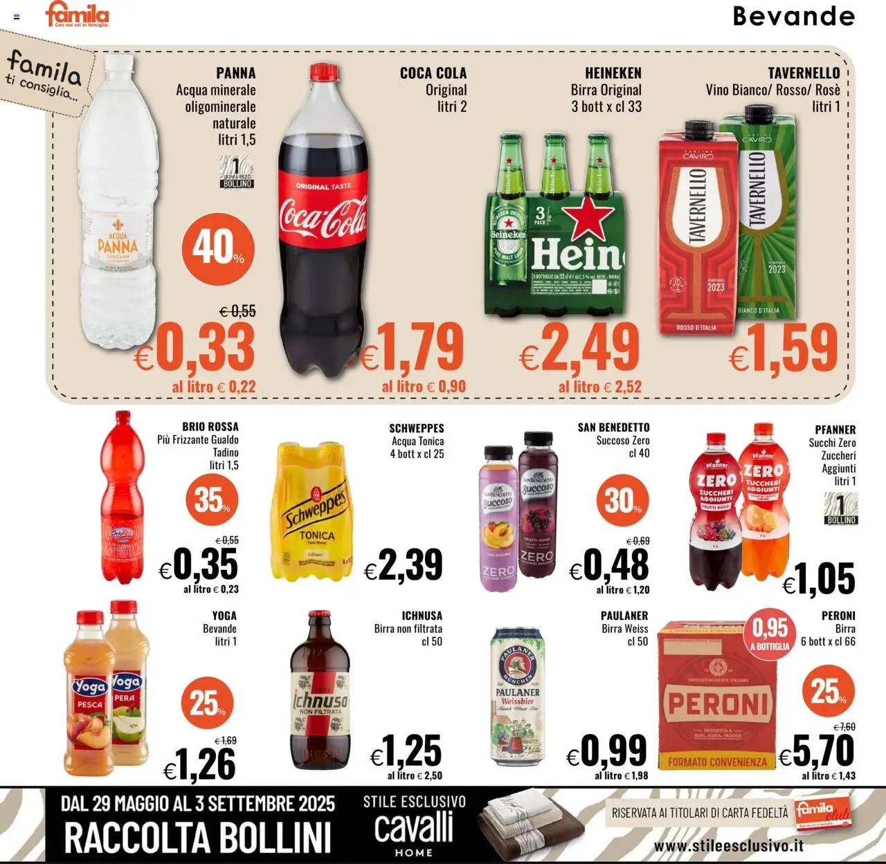 Volantino Famila	 - pagina 16 - valido dal 17/07/2025