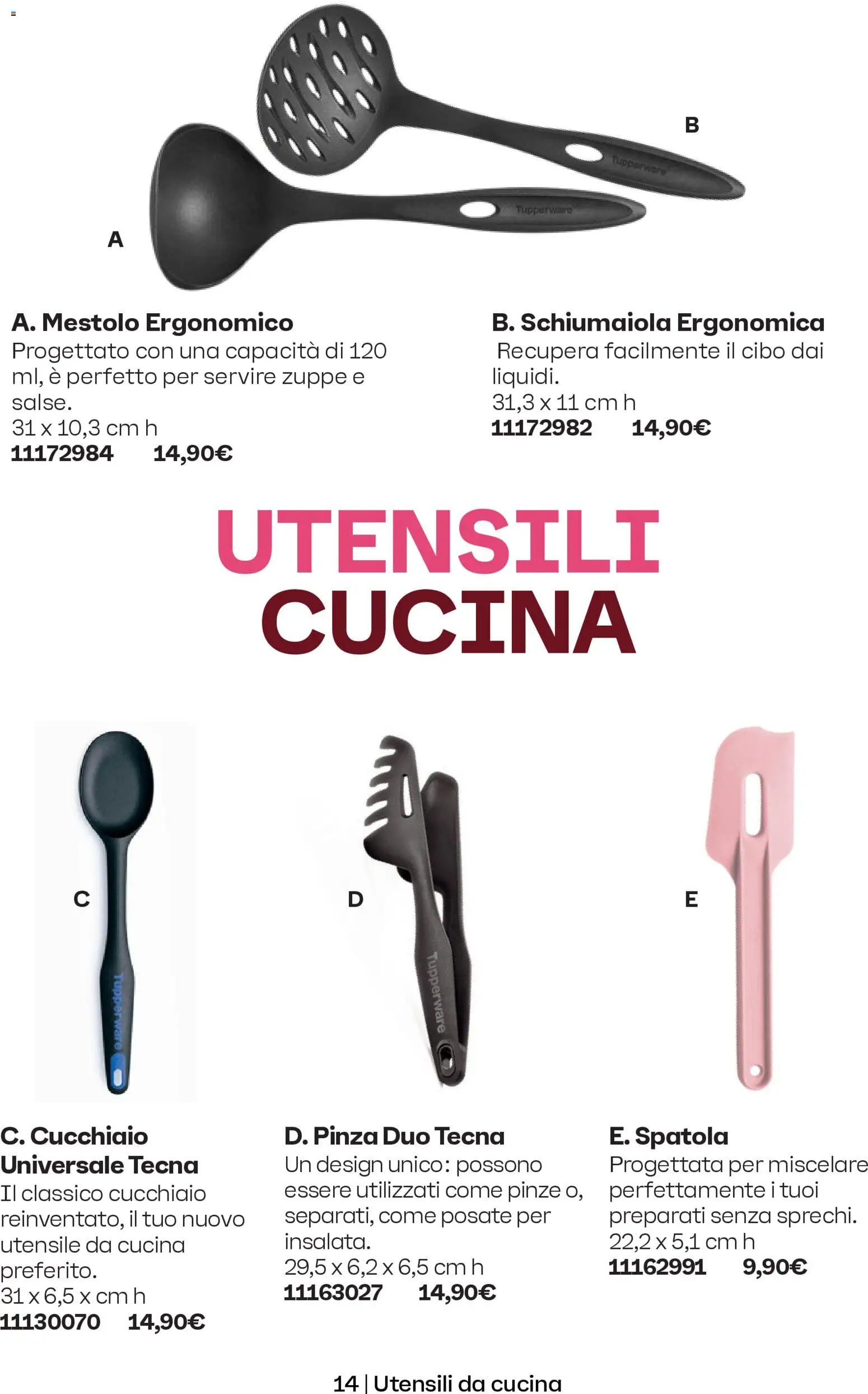 Volantino Tupperware	 - pagina 14 - valido dal 01/11/2025