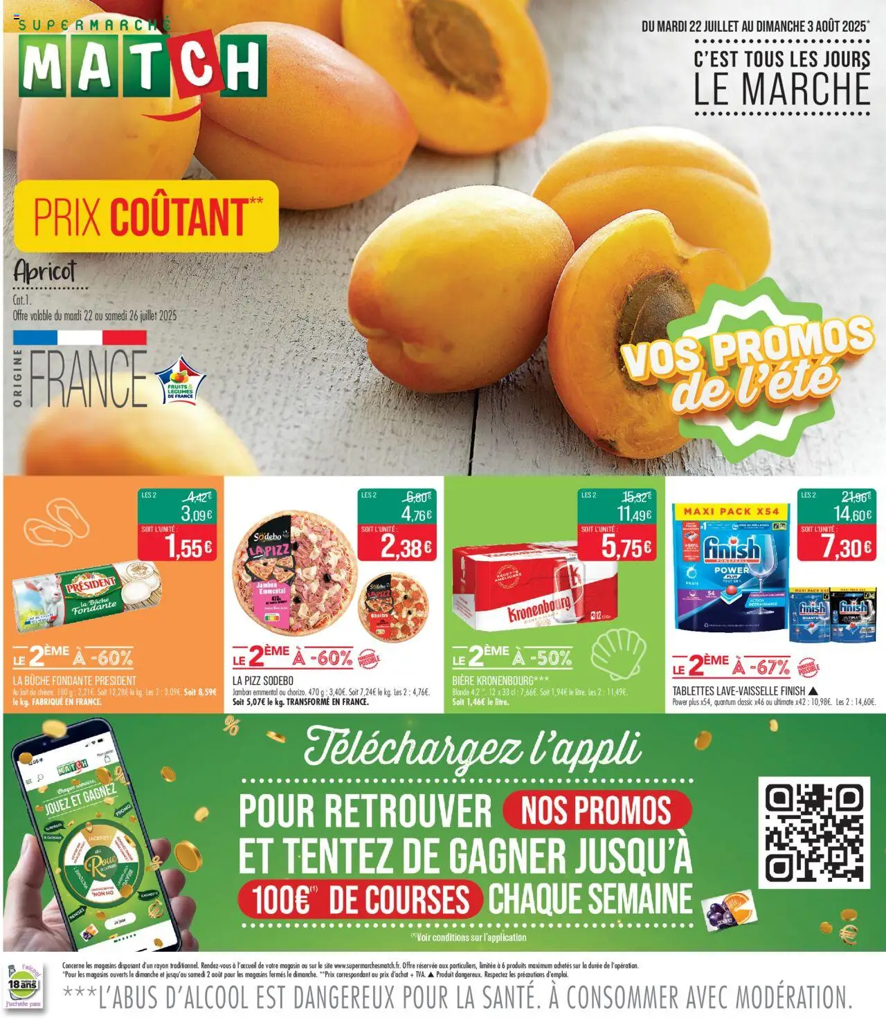 Match Supermarché catalogue - page 1 - valable à partir du 22/07/2025