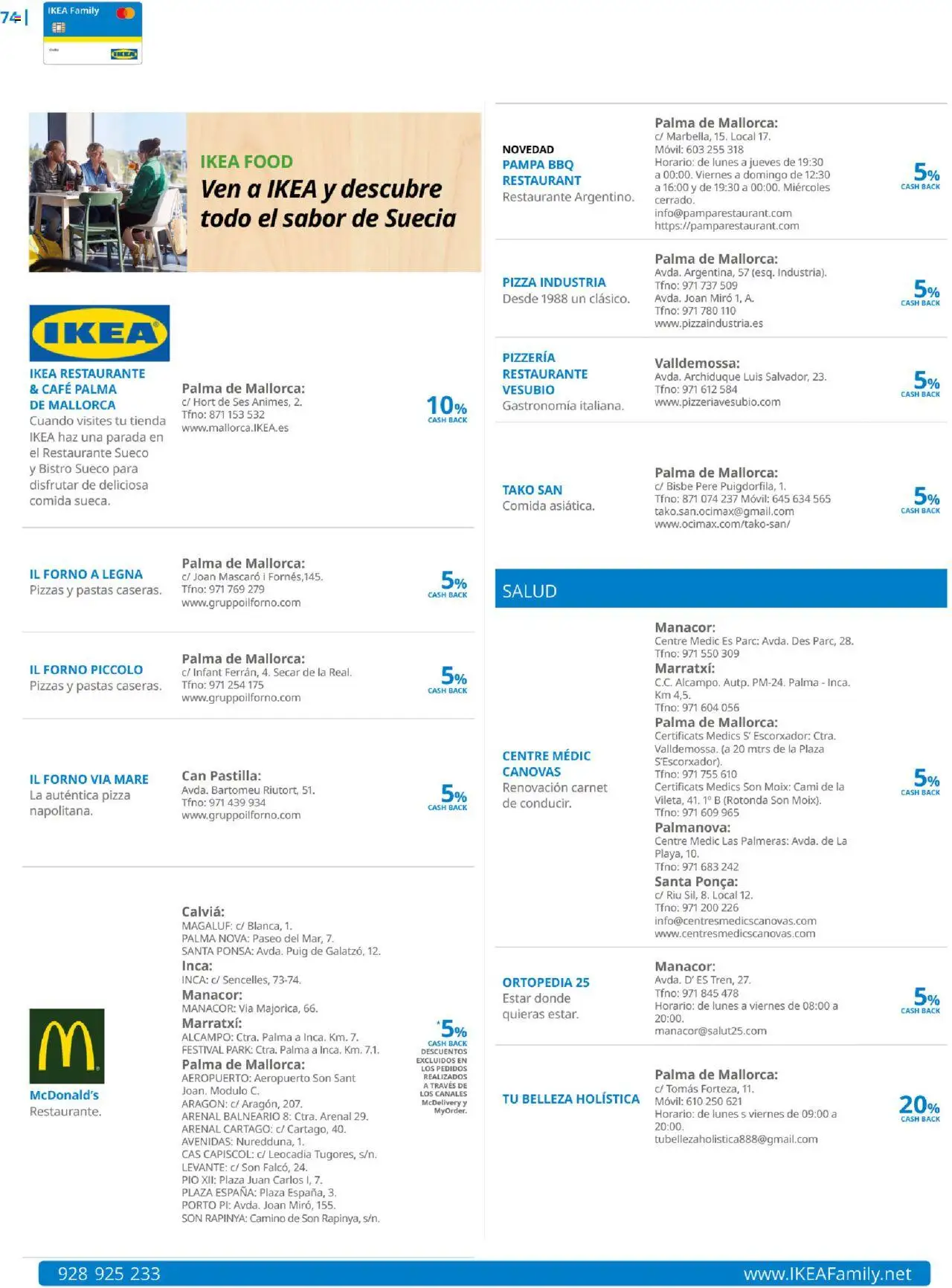 Catálogo IKEA Family - Página de 74 - Válido desde 01/10/2025