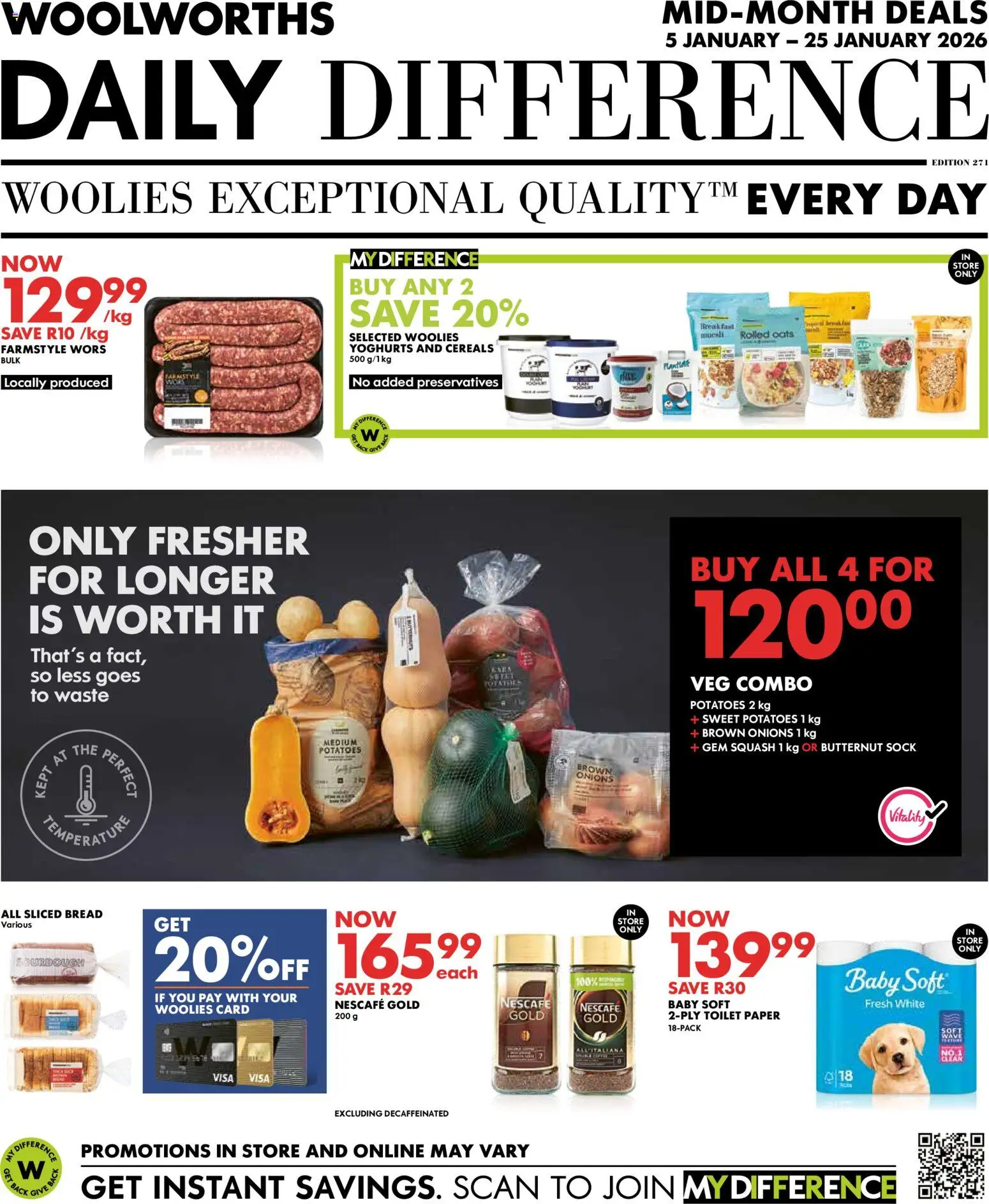 Woolworths Specials - page 1- valid from 05/01/2026