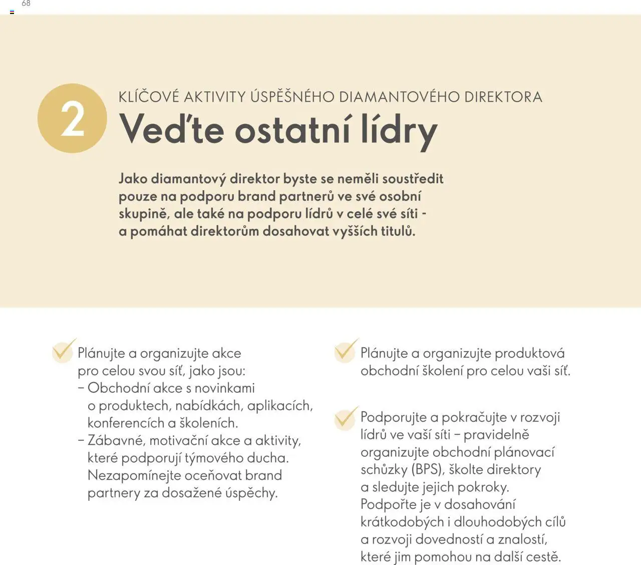 Oriflame katalog Plán odměn pro Brand Partnery - strana 68- platný od 10.04.2025