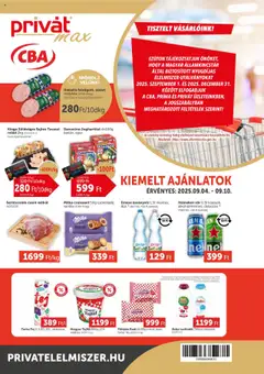 Előnézet PRIVÁT - Aktuális szórólap MAX érvényes 2025.09.04.-tól