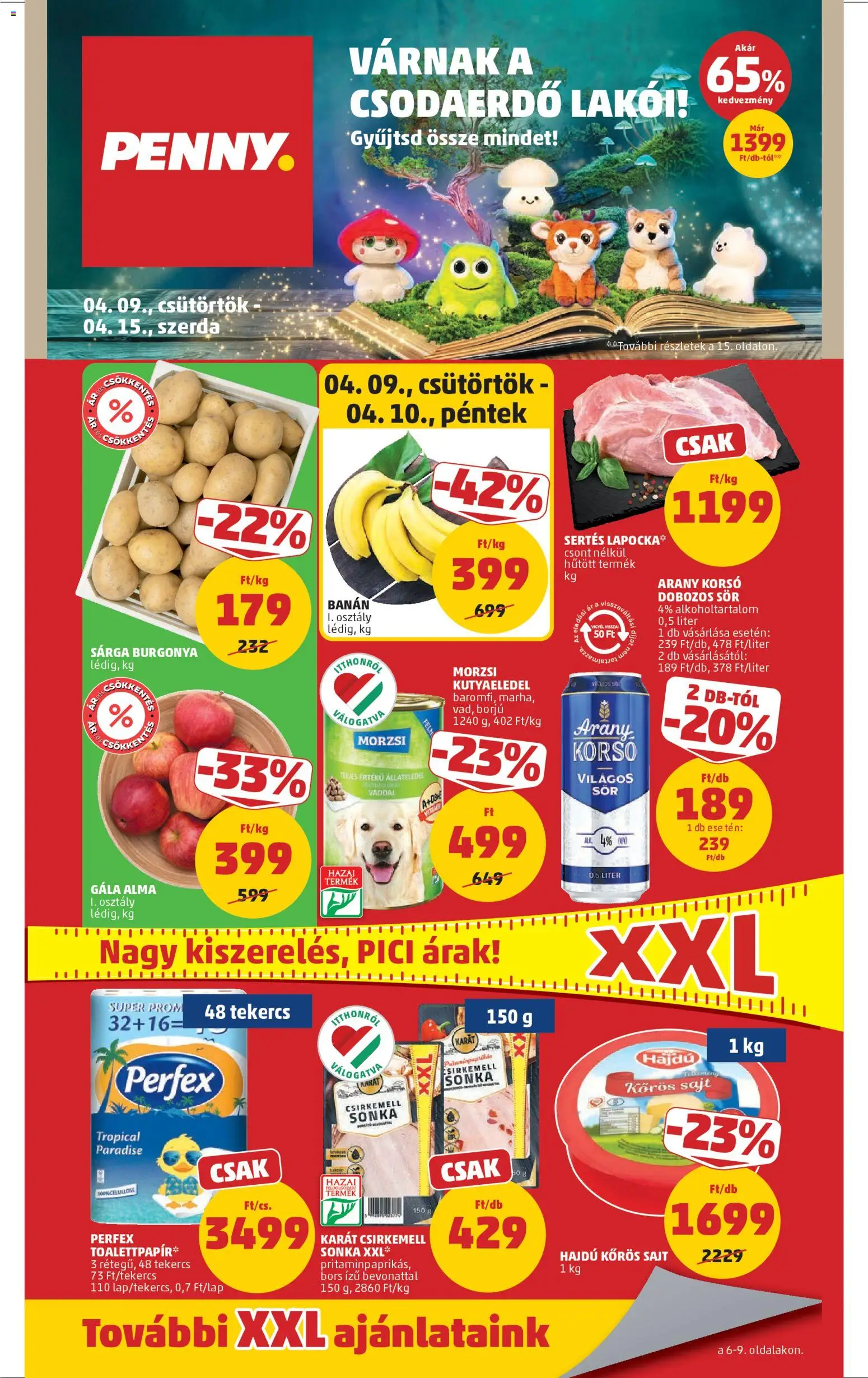 PENNY akciós újság - 1oldal - érvényes 2026.04.09.-tól