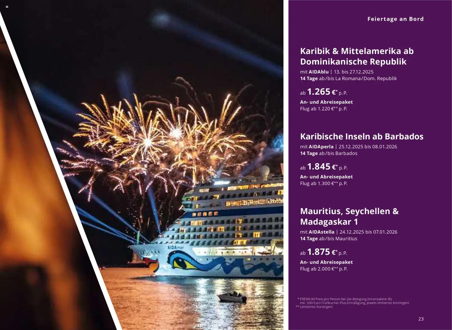 Aida Fernreisen Winter - Seite 23 - gültig ab 01.10.2025