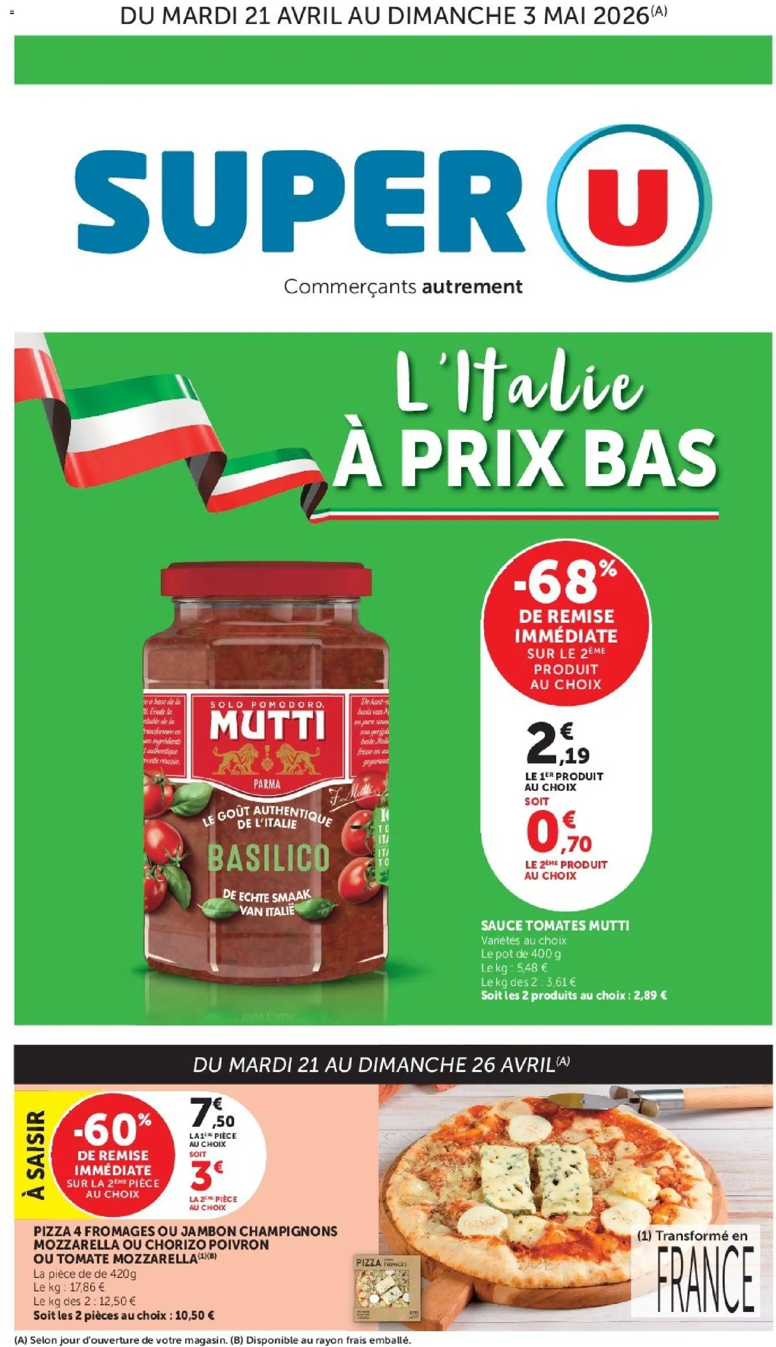 Super U catalogue - page 1 - valable à partir du 21/04/2026