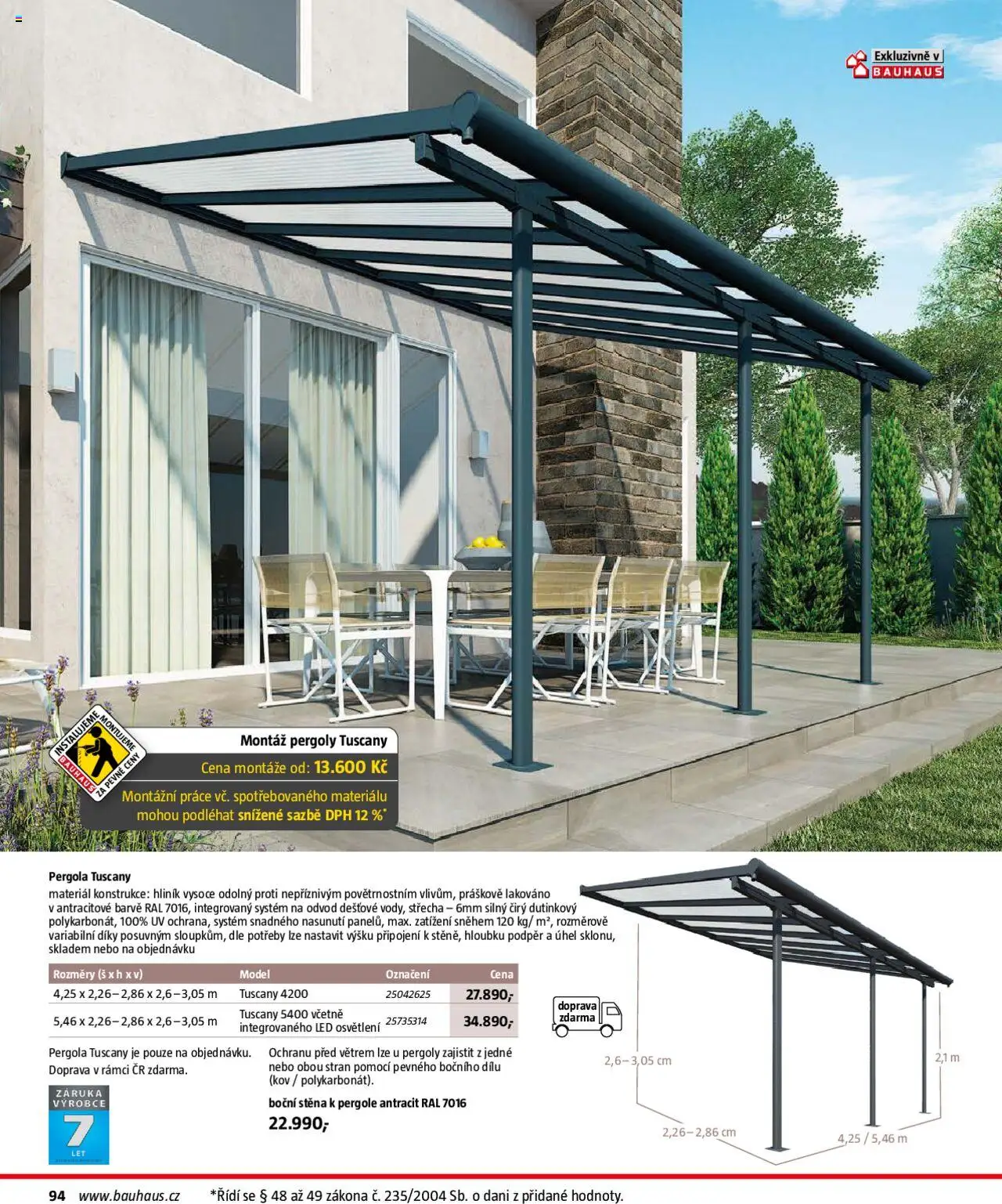 Bauhaus katalog Zahradní nábytek - strana 94- platný od 01.04.2025