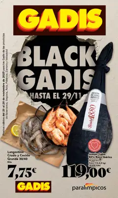 Vista previa del folleto Gadis - Black Friday válido desde 20/11/2025