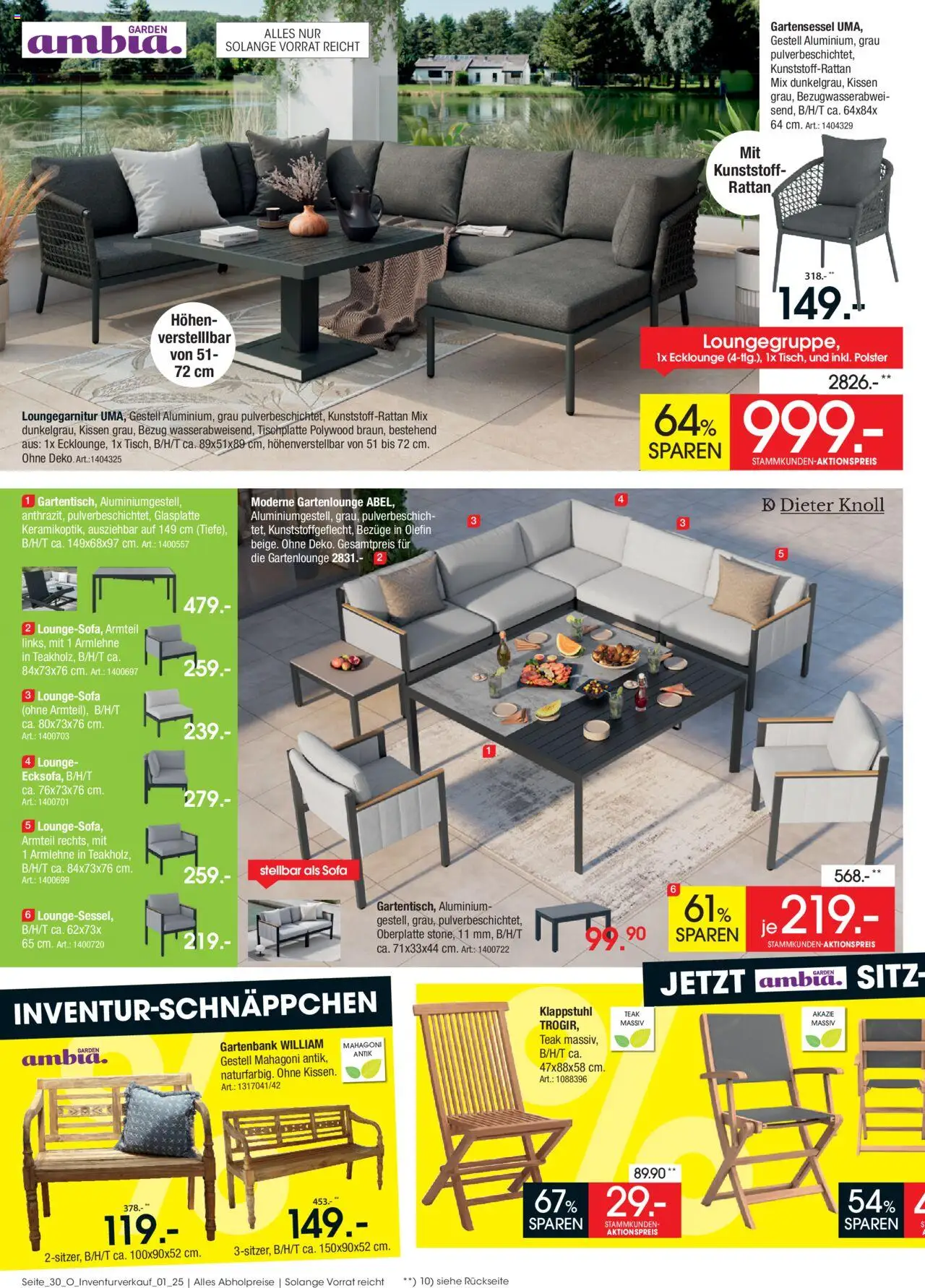Zurbrüggen Inventurverkauf - Seite 32 - gültig ab 03.07.2025
