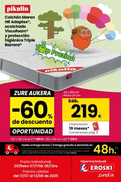 Vista previa del folleto Eroski - Top Prezioa válido desde 17/07/2025
