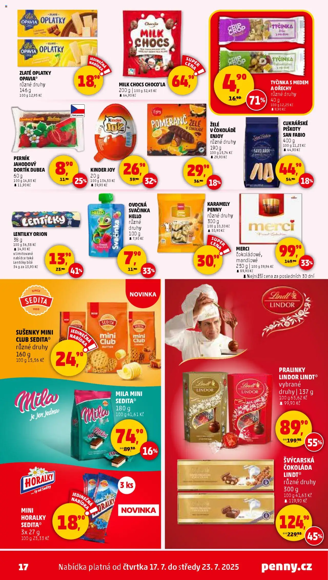 Penny Market leták - Čtvrtečník - strana 17- platný od 17.07.2025