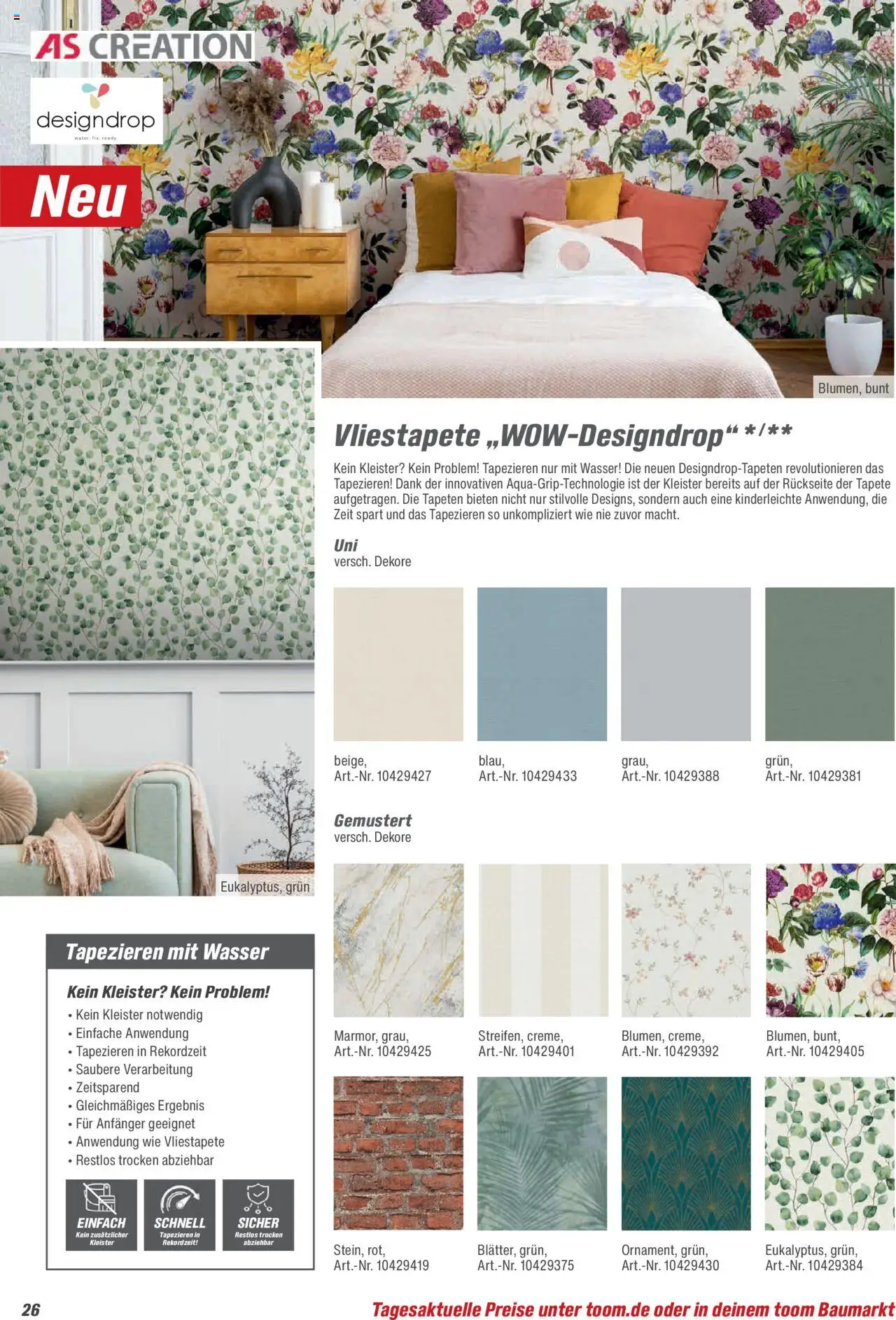 Toom Baumarkt Leuchten & Tapeten  - Seite 26 - gültig ab 01.09.2025