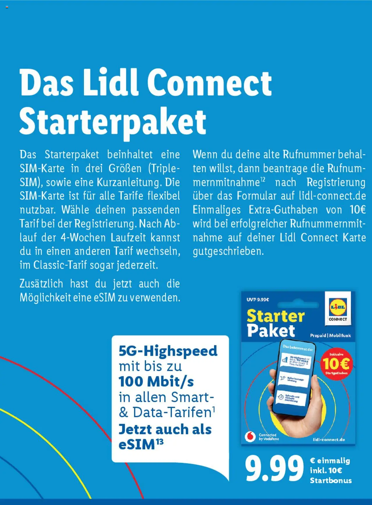 Lidl Tarifübersicht - Seite 2 - gültig ab 01.01.2025