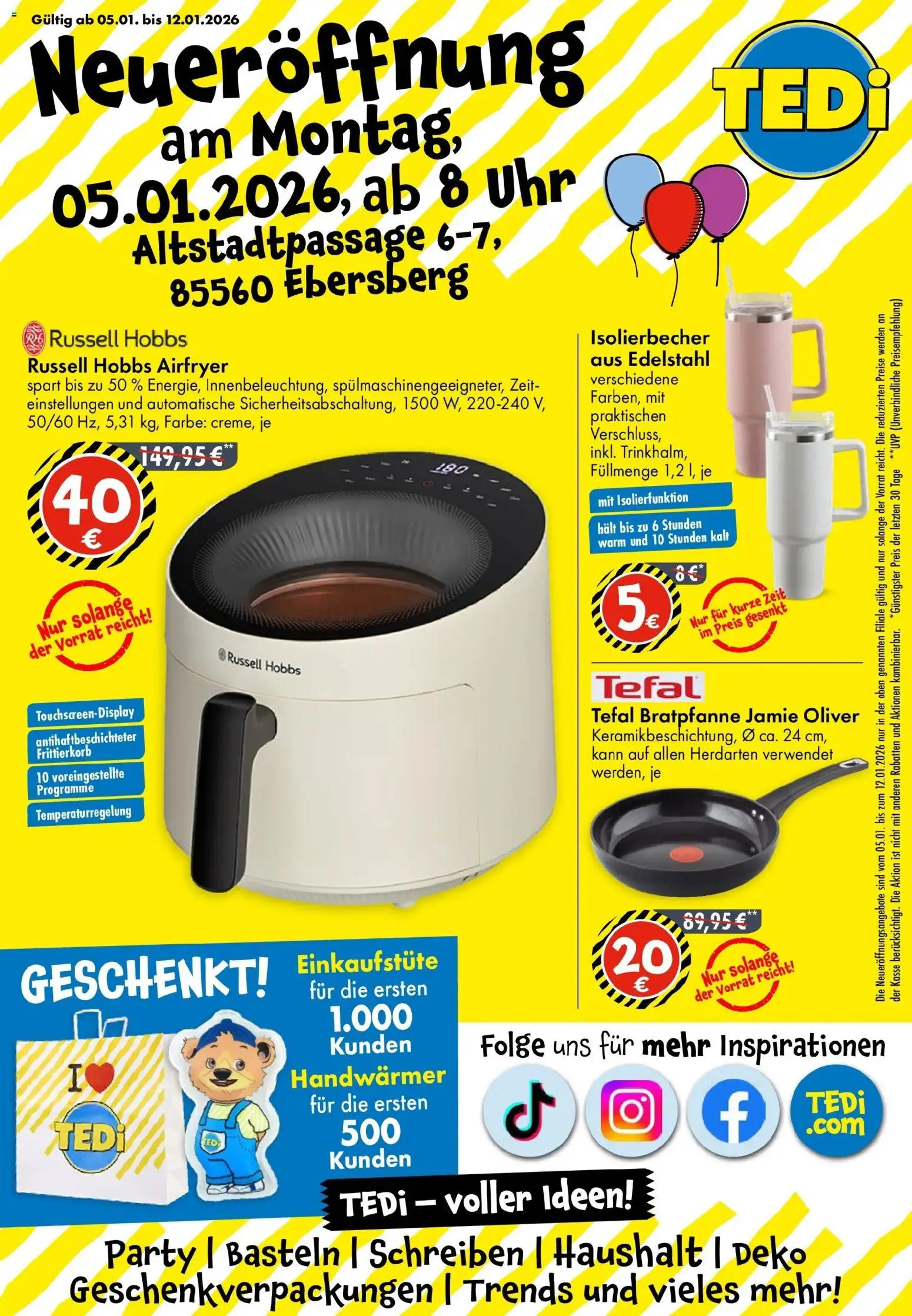TEDi - TEDi Neueröffnung Ebersberg - Seite 1 - gültig ab 05.01.2026