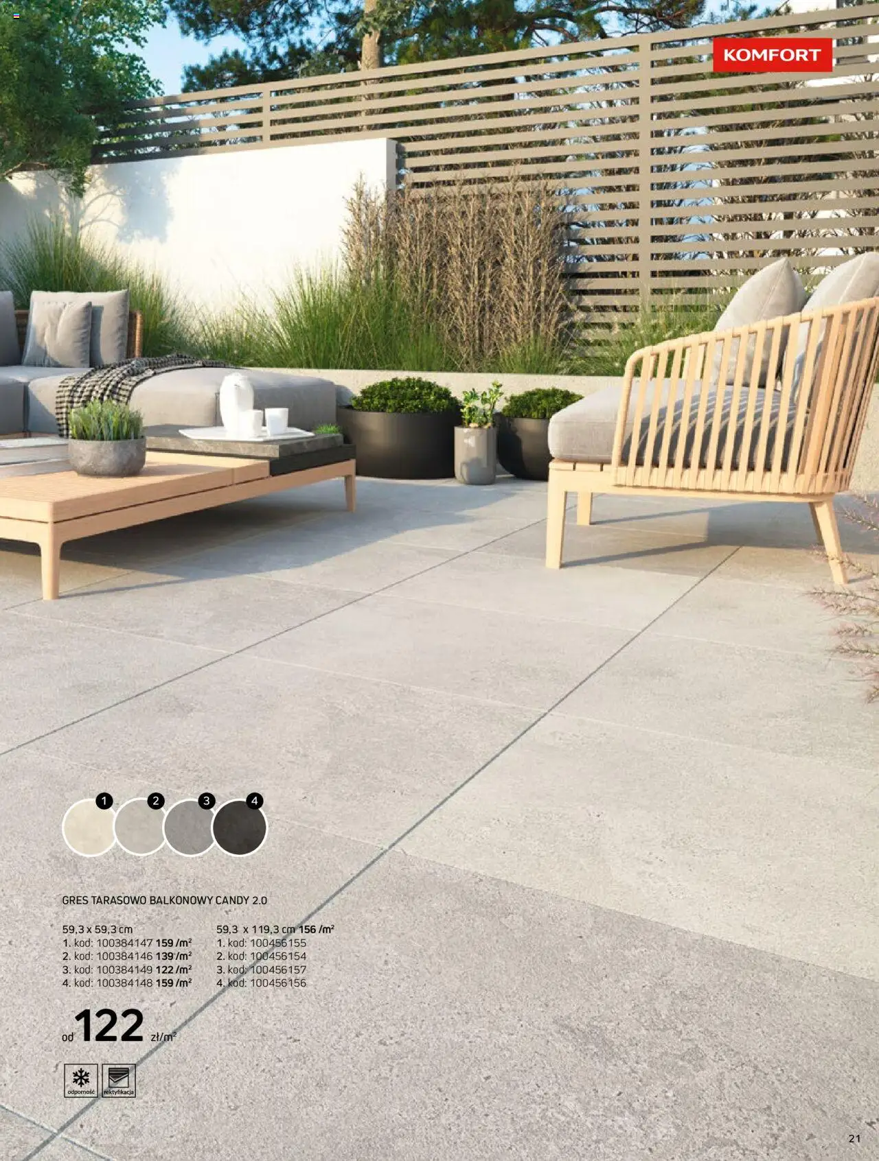 Komfort Gazetka - Katalog Ogród Taras I Balkon - strona 21- ważny od 04.04.2025