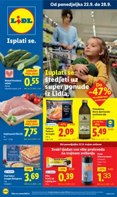 Lidl katalog od 22.09.2025