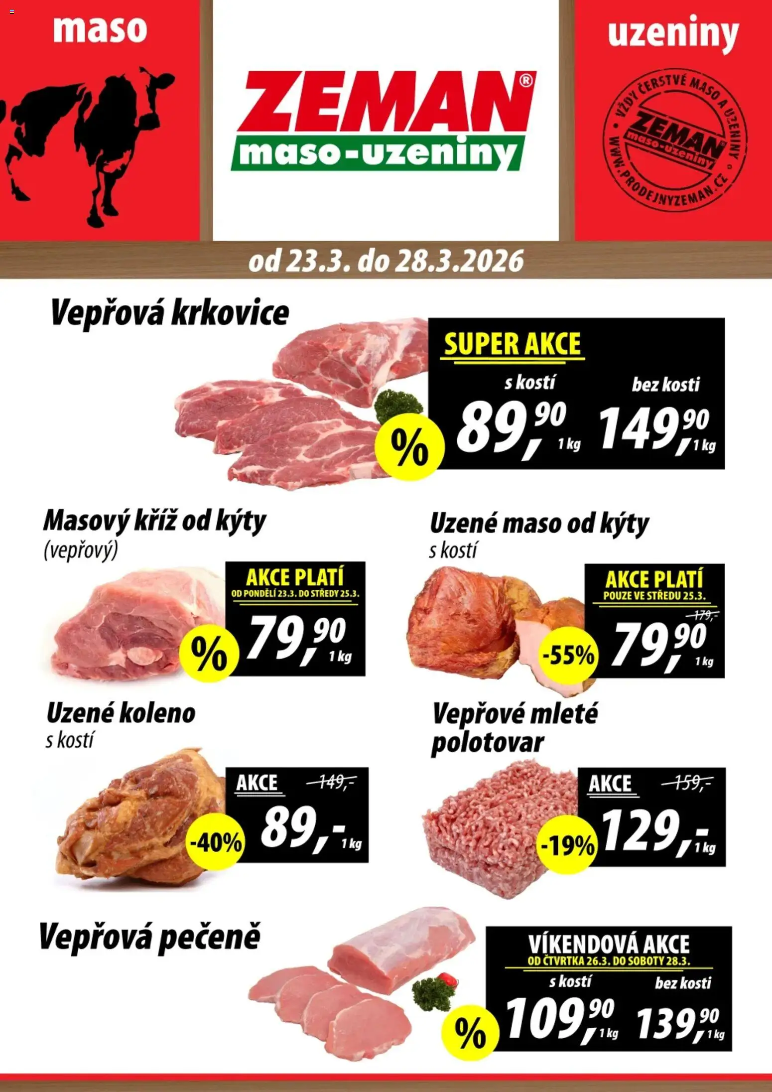 Prodejny Zeman leták - strana 1- platný od 23.03.2026