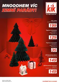 Náhled Kik leták platný od 13.10.2025
