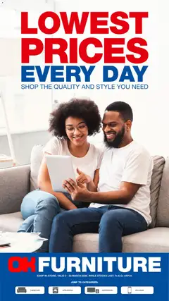 Preview OK Furniture - Lowest Prices Every Day Catalogue valid from 02/03/2026