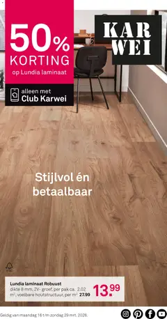 KARWEI folder geldig vanaf 16-03-2026