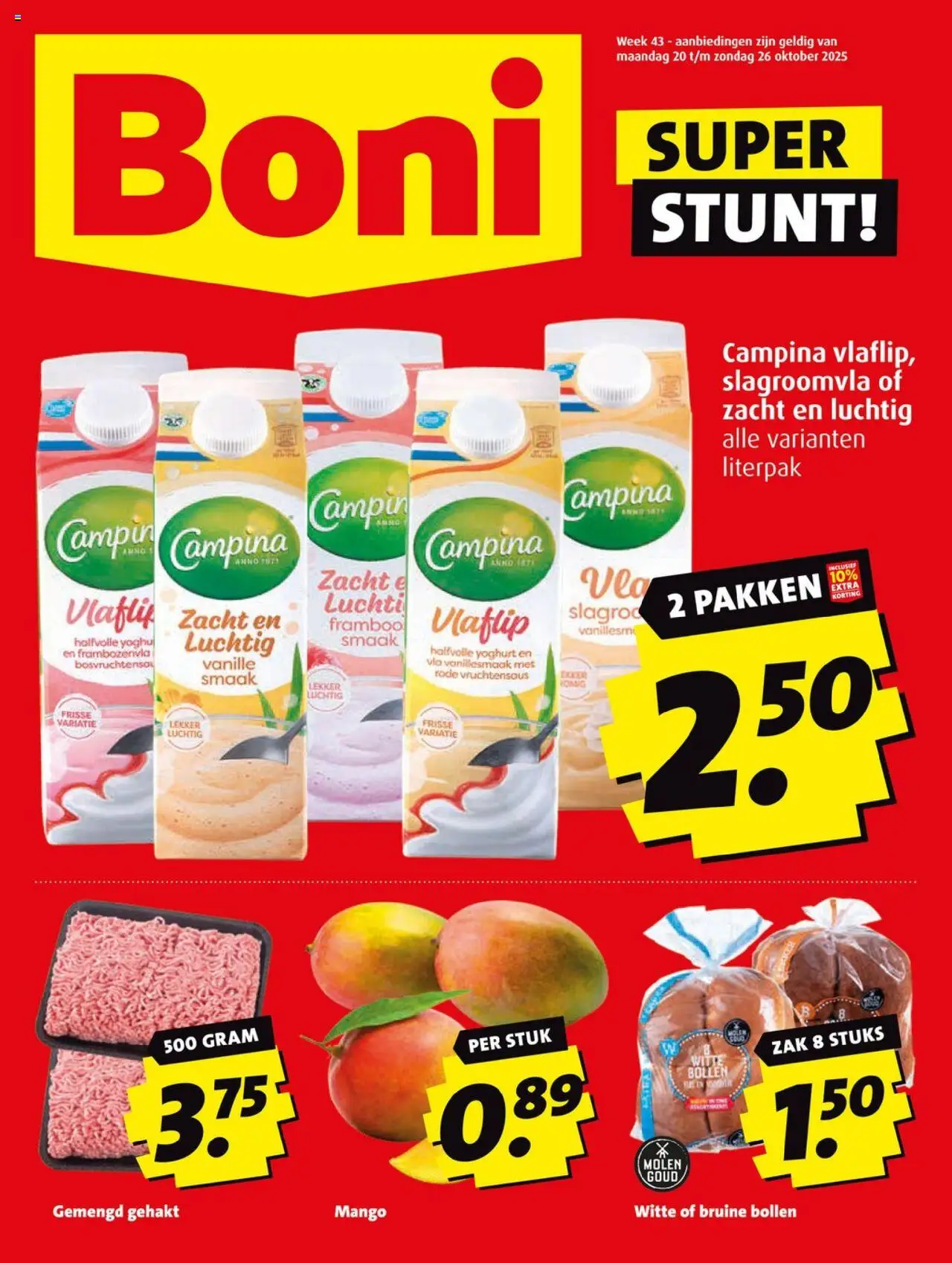 Boni - Folder week 43 - pagina 1- geldig vanaf 20-10-2025