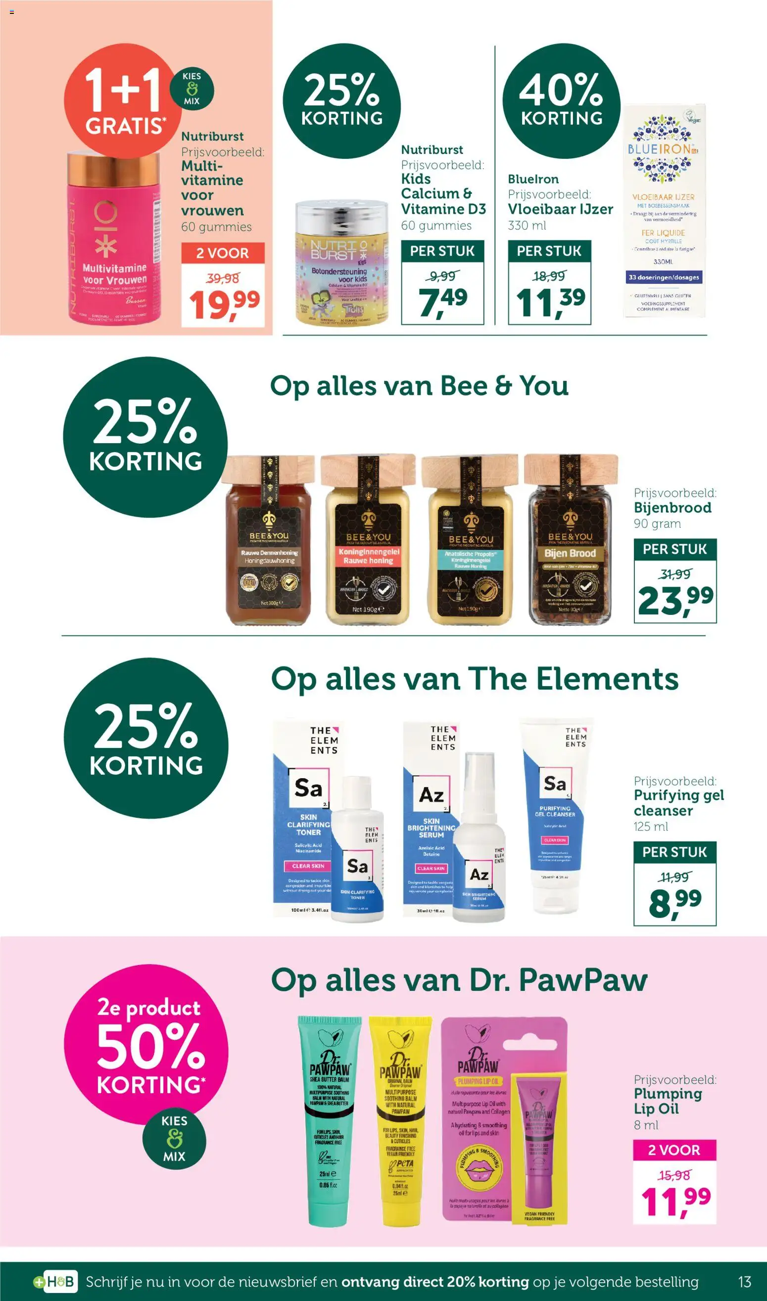 Holland & Barrett folder / publicité - page 13- valid from 23/03/2026