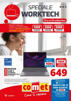 Anteprima Comet Worktech catalogo valida dal 11/09/2025