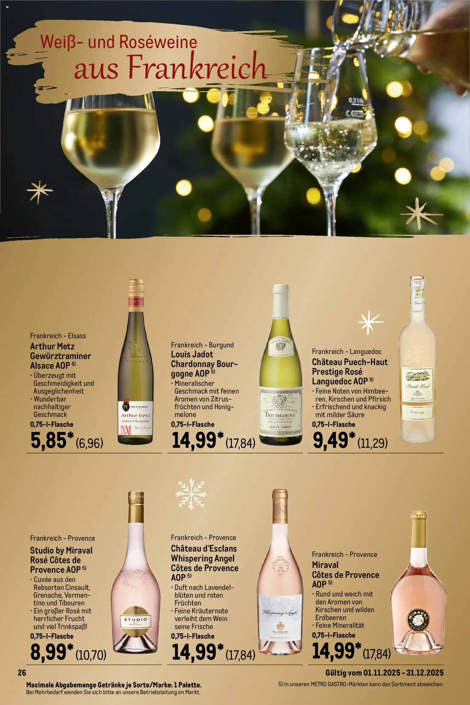 Metro Saisonkatalog Festliche Momente - Seite 26 - gültig ab 01.11.2025