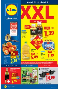 Vorschau Lidl Aktionen gültig ab 31.12.2025