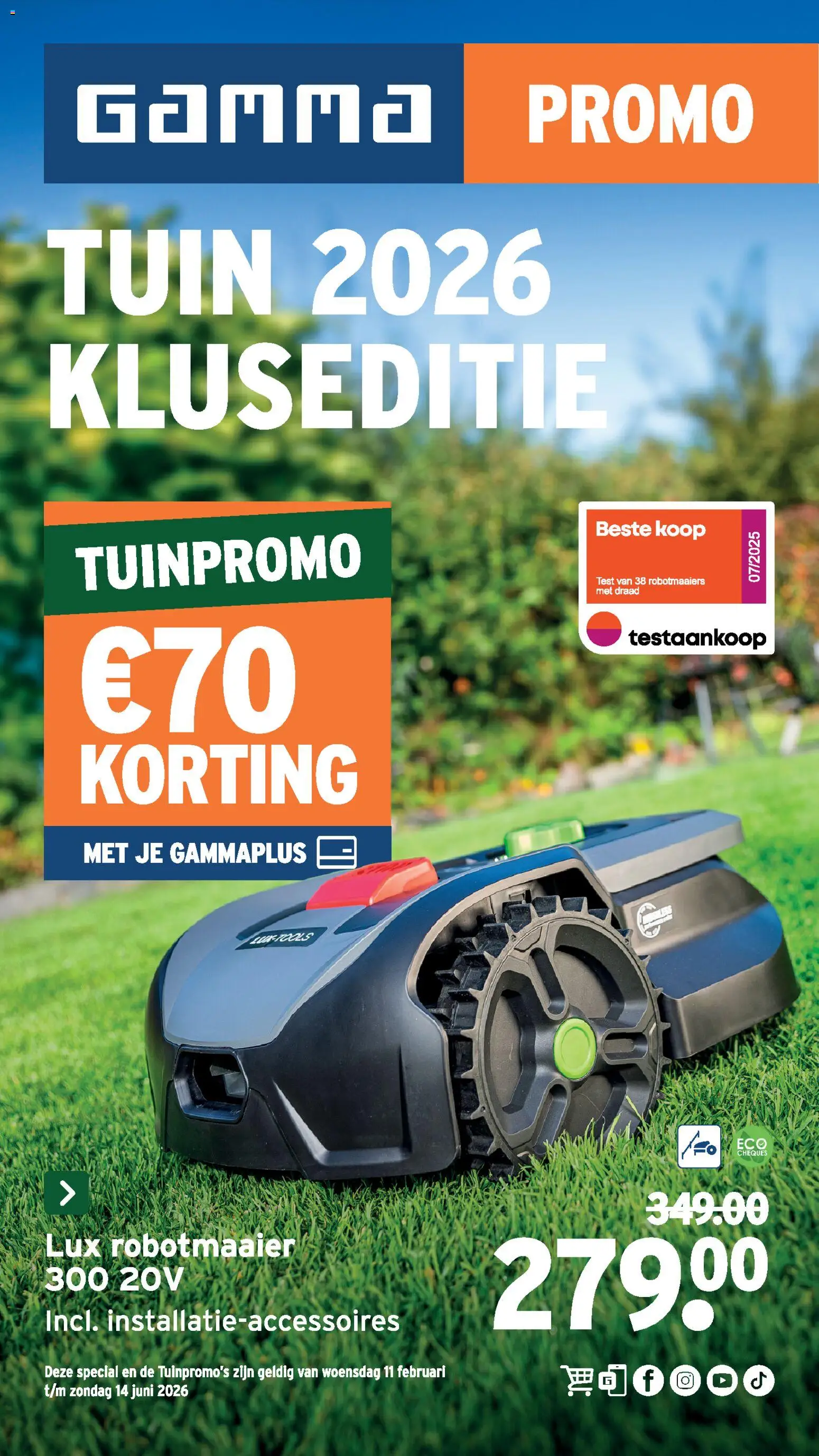 GAMMA -Tuinspecial kluseditie - pagina 1- geldig vanaf 11/02/2026