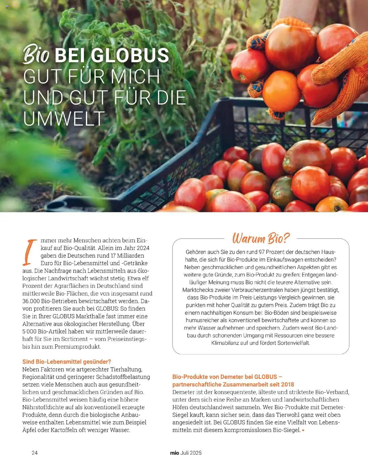 Globus Mio Magazin - Seite 24 - gültig ab 01.07.2025