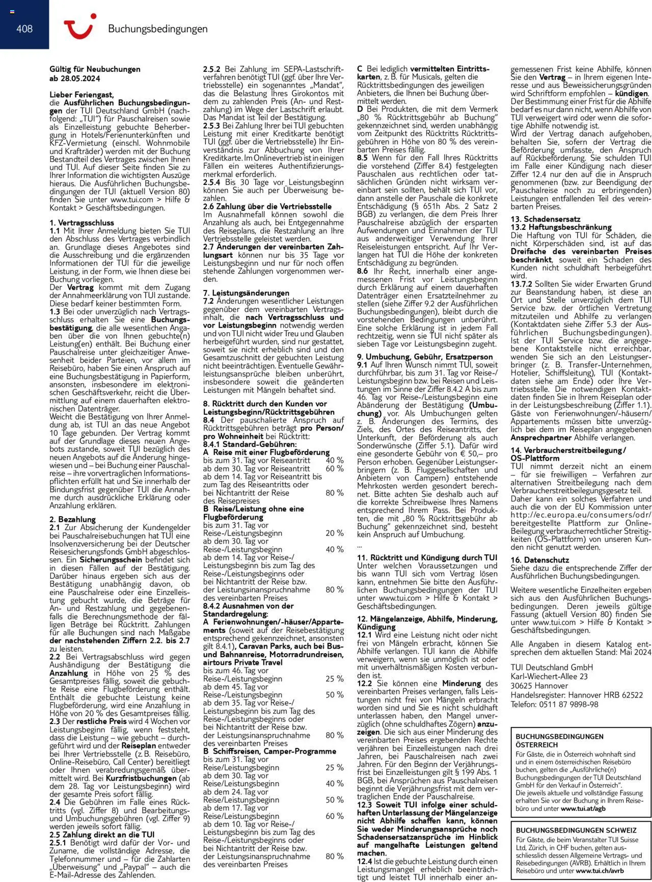 Aida - Südeuropa & Nordafrika 2025/26 - Seite 408 - gültig ab 01.01.2025