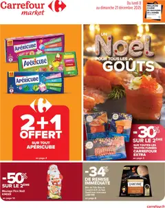 Aperçu Carrefour Market catalogue semaine 50 valable à partir du 08/12/2025