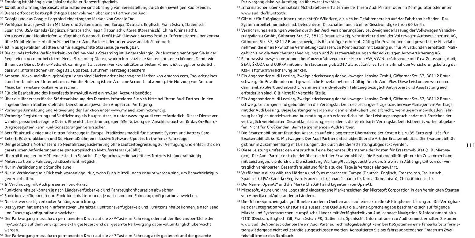 Audi RS Q8 / RS Q8 performance - Seite 111 - gültig ab 27.11.2025