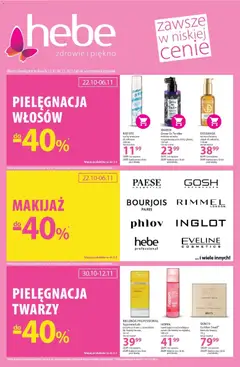 Podgląd Hebe Gazetka ważny od 22.10.2025