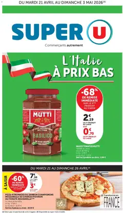 Aperçu Super U catalogue valable à partir du 21/04/2026