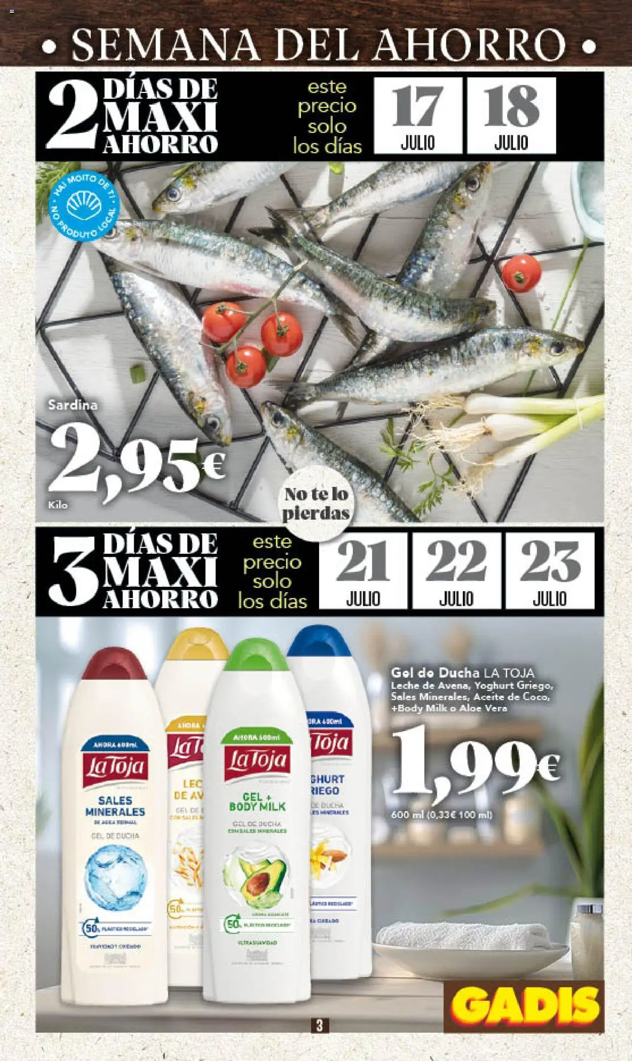 Gadis folleto - Página de 3 - Válido desde 17/07/2025