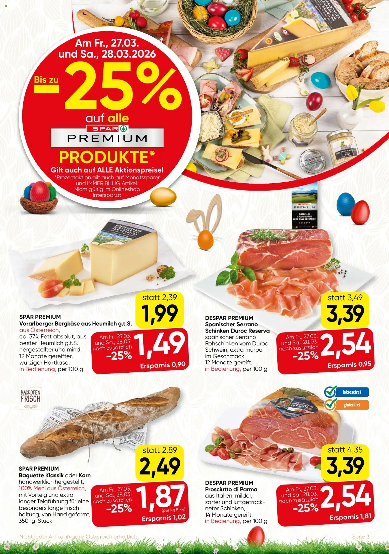 SPAR Gourmet Flugblatt - page 3- valid from 26.03.2026